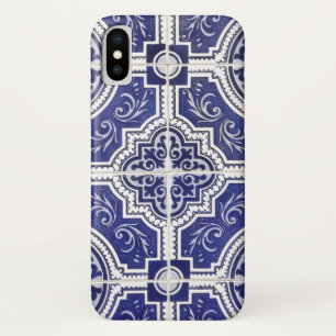 Rustic Portugees Tiles Pattern - Azulejo Case-Mate iPhone Case