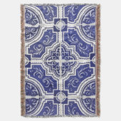 Rustic  Portugees Tiles Pattern - Azulejo Deken (Voorkant Verticaal)