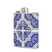 Rustic  Portugees Tiles Pattern - Azulejo Heupfles (Links)