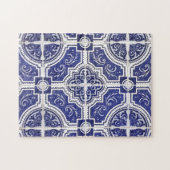 Rustic  Portugees Tiles Pattern - Azulejo Legpuzzel (Horizontaal)