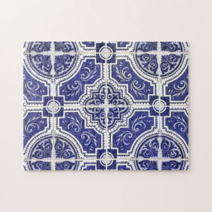 Rustic  Portugees Tiles Pattern - Azulejo Legpuzzel