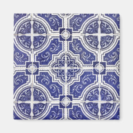 Rustic  Portugees Tiles Pattern - Azulejo Magneet