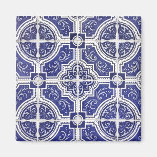 Rustic  Portugees Tiles Pattern - Azulejo Magneet