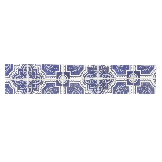 Rustic  Portugees Tiles Pattern - Azulejo Medium Tafelloper (Horizontaal)
