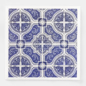 Rustic  Portugees Tiles Pattern - Azulejo Servet (Voorkant)