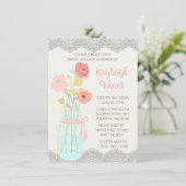 Rustic Posh in koraal Kaart (Staand voorkant)