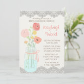 Rustic Posh in koraal Kaart (Staand voorkant)