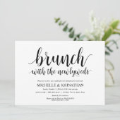 Rustic Post Wedding Brunch Uitnodiging Kaart (Staand voorkant)