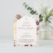 Rustic POTLUCK Sjabloon voor uitnodiging huwelijk (Staand voorkant)