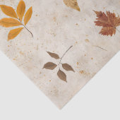 Rustic Pressed Leaves Pattern –Autumn Botanical 10 Tissuepapier (Detail)