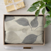 Rustic Pressed Leaves Pattern – Autumn Botanical 7 Tissuepapier (Geschenk)