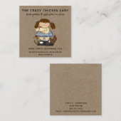 RUSTIC PRIMITIVE COUNTRY BOERDERIJ GIFT SHOP VIERKANTE VISITEKAARTJE (Voorkant / Achterkant)