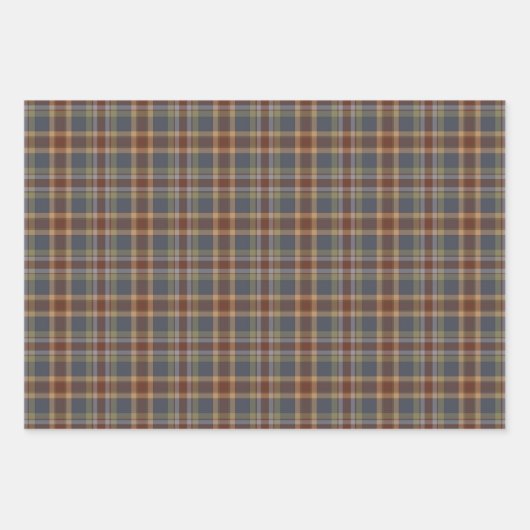 Rustic Primitive Country Homespun and Checks Inpakpapier Vel (Voorkant)