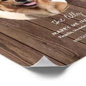 Rustic Printable Dog Wedding Signature Drink Sign Poster (Hoek)