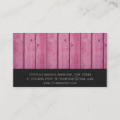 Rustic Professional Visitekaartje (Achterkant)