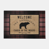 Rustic Pset Beer Welkomstcabine in de Bossen Deurmat (Voorkant)