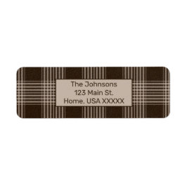 Rustic Pset Brown en Beige Etiket