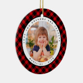 Rustic Pset Country Foto grootouders Ornament (Rechts)