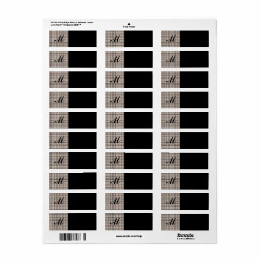 Rustic Pset Etiket (Full Sheet)