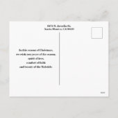 Rustic Pset & Gold Snowflakes Multi-Photo Feestdagenkaart (Achterkant)