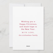 Rustic Pset "Laten we dit opnieuw proberen" Vakant Feestdagenkaart (Achterkant)