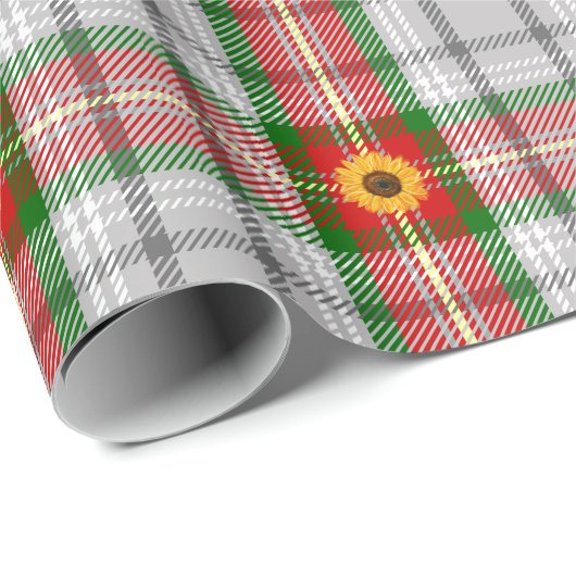 Rustic Pset Sunflower  Gift Cadeaupapier (Rol Hoek)