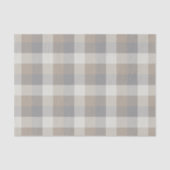 Rustic Pset Tan Grey Ivory Tissuepapier (Voorkant)