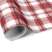 Rustic Pset (zwart-wit) Cadeaupapier (Rol Hoek)