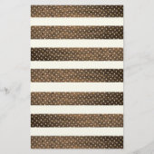 Rustic Pumpkin Baby shower Bingo Game, Ivory Gold Flyer (Achterkant)