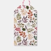 Rustic Pumpkin Baby shower Dank u Cadeaulabel (Achterkant)