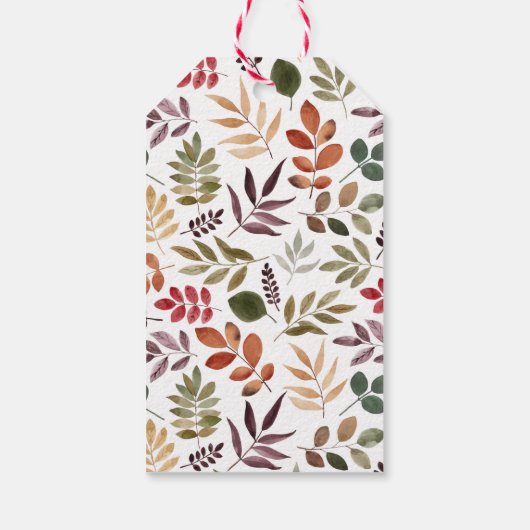 Rustic Pumpkin Baby shower Dank u Cadeaulabel (Achterkant)