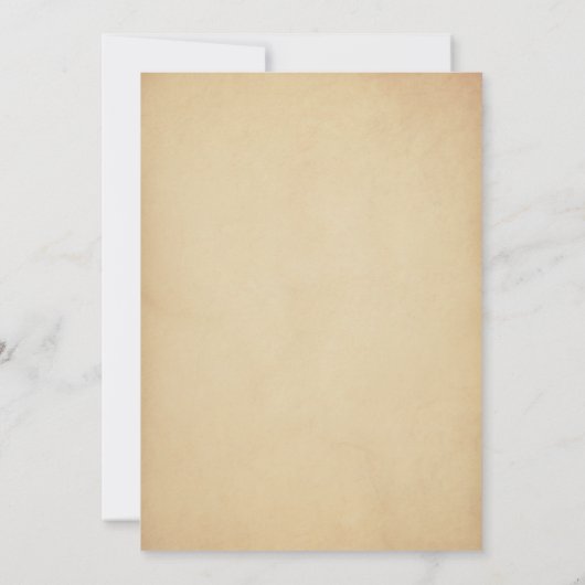 Rustic Pumpkin Birthday Uitnodiging eerste dag (Achterkant)