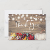 Rustic Pumpkin Blauwgroen Oranje Burgundy Herfst D (Voorkant)