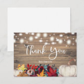 Rustic Pumpkin Blauwgroen Oranje Burgundy Herfst D (Voorkant / Achterkant)