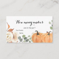 Rustic Pumpkin Boho Floral raad hoeveel exemplaren