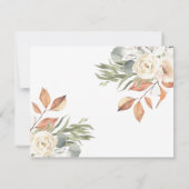 Rustic pumpkin - Hartelijk dank. Bedankkaart (Achterkant)