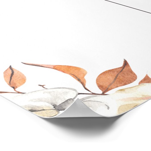 Rustic Pumpkin HE of SHE Voeding Board Poster (Hoek)