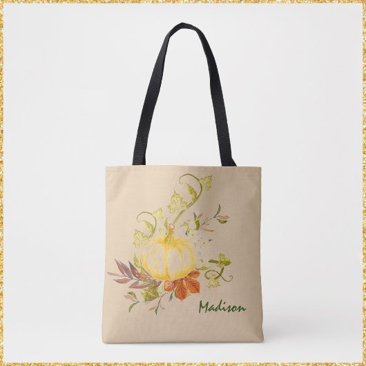 Rustic Pumpkin Herfst Autumn Canvas tas
