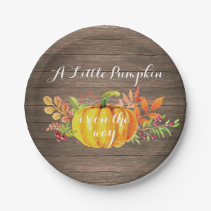 Rustic Pumpkin Herfst Baby shower Bord
