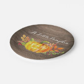 Rustic Pumpkin Herfst Baby shower Bord (Gekanteld)