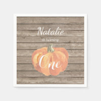 Rustic Pumpkin Herfst First Birthday Party
