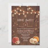 Rustic Pumpkin Herfst Housewarming Uitnodiging (Voorkant)