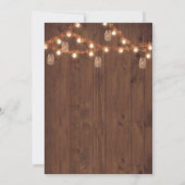 Rustic Pumpkin Herfst Housewarming Uitnodiging (Achterkant)