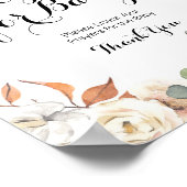 Rustic Pumpkin Herfst in Love Prayers for Baby Sig Poster (Hoek)