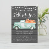 Rustic Pumpkin Herfst in Love Vrijgezellenfeest In Kaart (Staand voorkant)