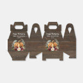 Rustic Pumpkin Herfst Thanksgiving Bedankdoosjes (Uitgevouwen)
