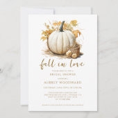 Rustic Pumpkin Herfst Vrijgezellenfeest Kaart (Voorkant)