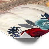 Rustic Pumpkin Herfst Vrijgezellenfeest Welkom Poster (Hoek)