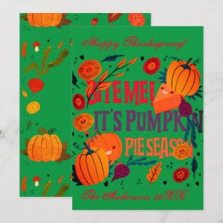 Rustic Pumpkin Pie Season Illustratie