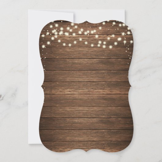 Rustic Pumpkin Thanksgiving Innodiging Kaart (Achterkant)